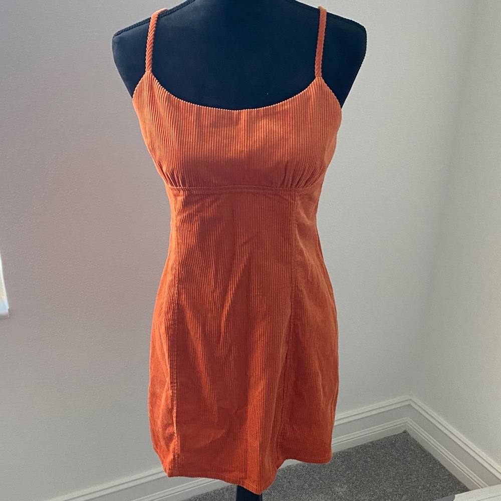 Wild Fable Vibrant Rusty Orange Mini Dress